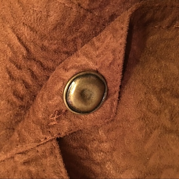EASY SPIRIT BUTTON DOWN SHIRT. Brown Size L. - Picture 6 of 6